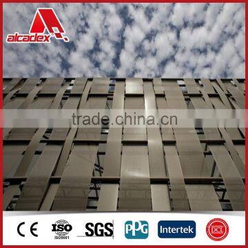 aluminum panel and frame, international pvdf coated wall cladding system