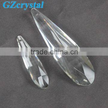 Fashionable long-shape crystal pendant beads for chandelier