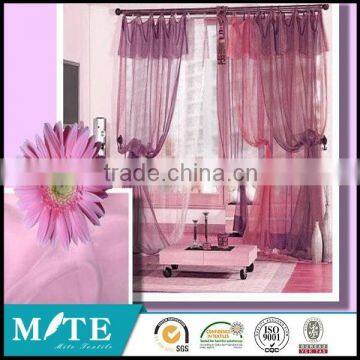 100% polyester curtain fabric swiss voile