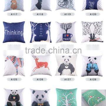 Lovely 3d digital print animal logo OEM shape children toy outdoor cushions