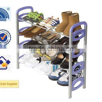 2014 Bedroom Furniture Adjustable Metal Homemade Shoe Rack