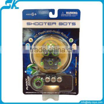 Mini robot remote control toy flashing musical rc robot
