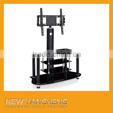 High quality tempered glass lcd tv stand