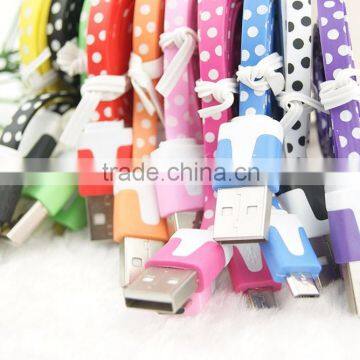 Customized USB Cable for V8 micro usb cable for samsung huawei smart phone