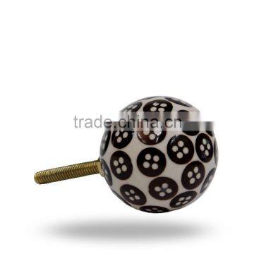 Round Ball Blue Button Knob photo-2
