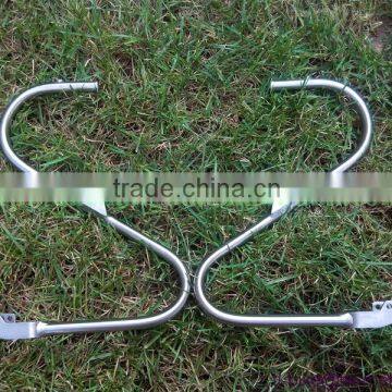 Customized titan bike front rack ti 25kg bicycle luggage carrier with sand blasting cheap titan bicycle front rack &bag holder