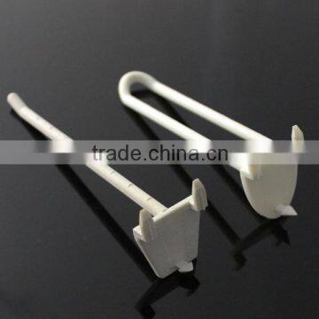 supermarket cardboard plastic hangning display hook for pegboard