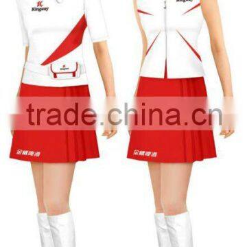 Hot selled spandex cheerleading woman uniform