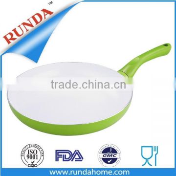 Fashion Green Ceramic Frying Pan