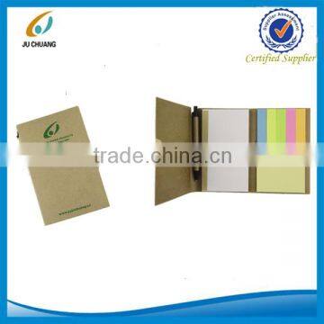 Promotional composition notebook with memo and pen