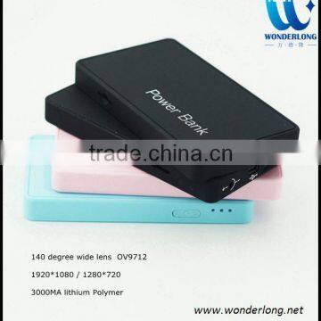 China Factory Direct Sale HD1080P Powerbank Portable hidden Camera with real power bank and camera for video recording