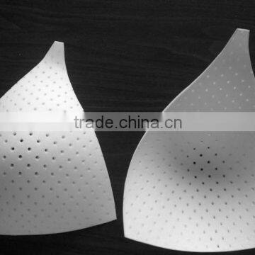 Triangle Molded Hard Bra Cup With Hole 10106