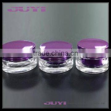 Full Set of Cream Jar and Bottle in Purple Color for Skin Care Products photo-3