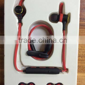 noodle cable metal sport bluetooth earbuds