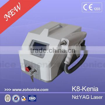 K8 2016 newest hot nd yag laser tattoo removal device