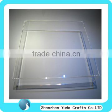 Large acrylic dust covers, acrylic covers tray display, plexi glass covers