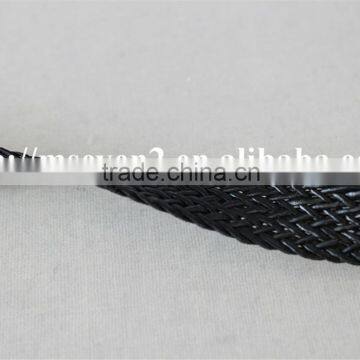 Cheap Price 100% PU Materil Black Laces Trimmings Ribbons Braids for Belt photo-4