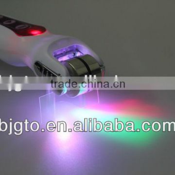 provide free sample bio derma roller for hair loss treatment, low derma roller price,LED Vibration derma roller machine