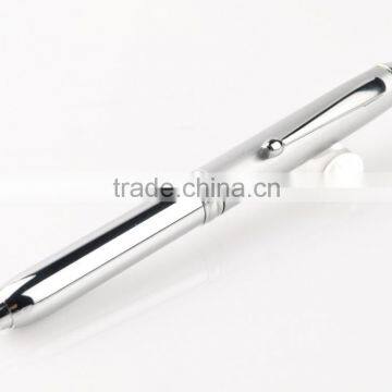 Luxury arcylic metal stylus touch pen with rotation type metal ballpoint pen