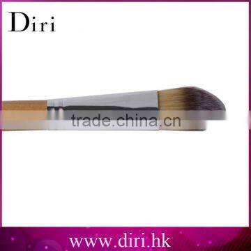 High Quality Black Brown Beauty Foundation Brush Wood Handle Makeup Brush photo-4