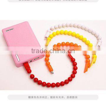 BALL BRACELET Design Updated Mobile Usb Data Cable Bracelet Usb Charging Cable CHARGING CABLE SYNC CABLE FOR IOS FOR ANDROID
