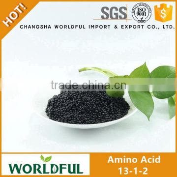 Compound fertilizer classification and NPK type fertilizer, black granule npk 13-1-2 organic fertilizers