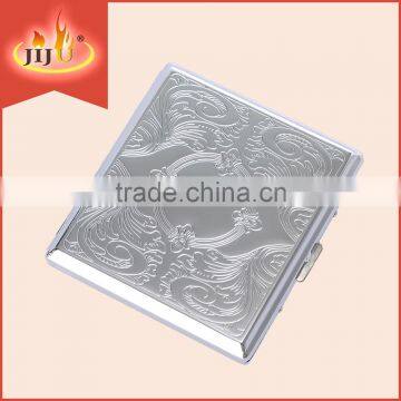 JL-064N Yiwu Jiju Metal Cigarette Case High Quality Decorative with Logo required Made in China High Quality