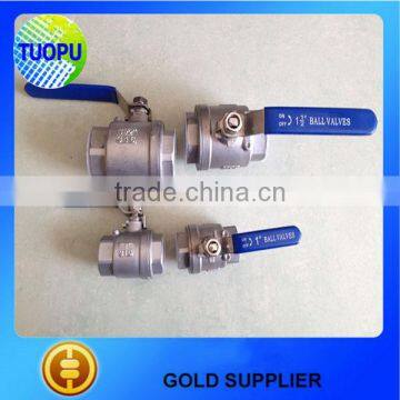 High quality SS 316 1/2 inch ball valve, 1 inch ball valve,1.5 inch ball valve in sale