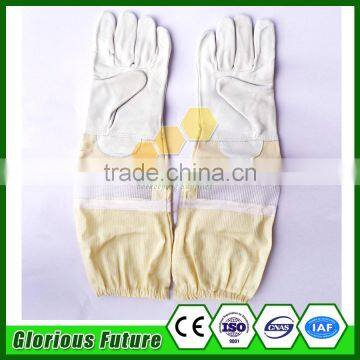 Wholesale Ventilated Bee Protective gloves/Goatskin Beekeeping Gloves