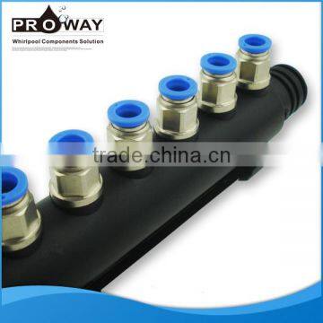 Firm air manifold uesd for bathtub PVC plastic Spa bathtub air manifold