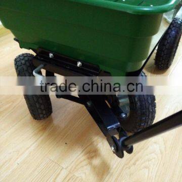 Four Wheel Garden Dump Usage Plastic Tray Tool Cart TC2145 photo-3