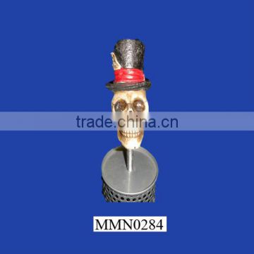 2013 skull decorative beer tap handle ferrule