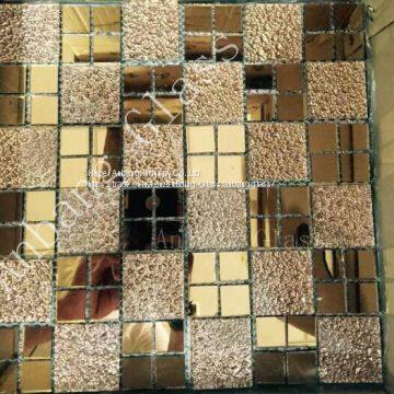Factory Price Modern Pattern Bathroom Kitchen Glass Mosaic Tile photo-3