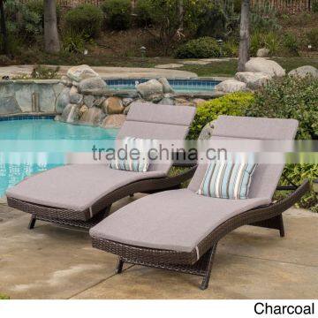 Modern chaise longue, rattan chaise lounge outdoor, outdoor recliner