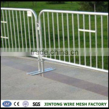 metal portable pedestrian traffic barricade crowd control barriers