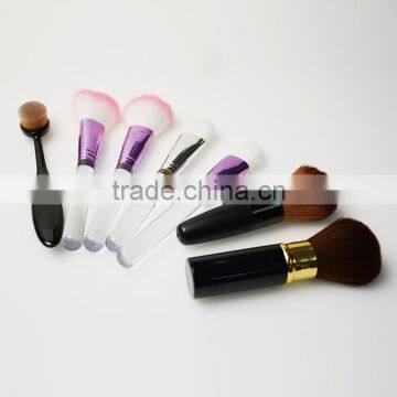 OEM High Quality Face Use and Wood Handle Material Cheap 7PCS Makeup Brush photo-5