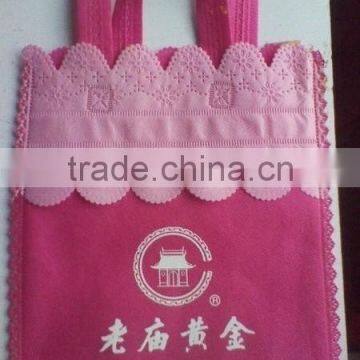 Ultrasonic Lace Sewing, Ultrasonic Manual Non Woven Bag Making Machine photo-4