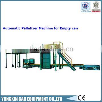 Automatic empty can palletizer machine