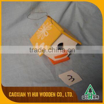 Decorative Colorful Wooden Bird House Feeder photo-2