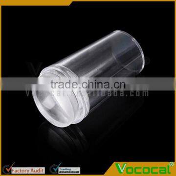 DIY Transparent Silicone Nail Art Stamping Stamp Stamper Transfer Image Plate Manicure Nail Art Tool With Scraper photo-2