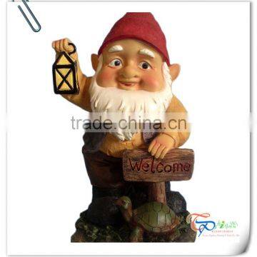 Popular welcome cute resin elf outdoor decoration