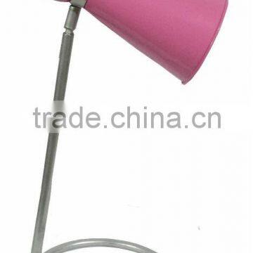 Pink desk lamp