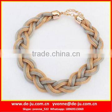 Factory Supply Heavy Csrystal Metal Necklace