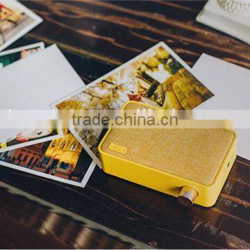 Best Valentine's Day Gift Elegant Retro Wireless Bluetooth Speakers Art Canvas Enclosurel Subwoofer Mini Portable Small Speaker photo-4