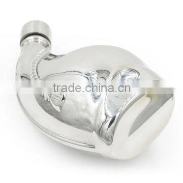 Mirror Wine Pot 10 oz Stainless Steel Hip Flask photo-5