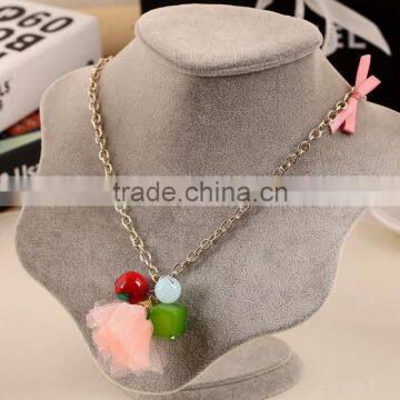 Last fashion jewelry for laddy,alloy chain necklace