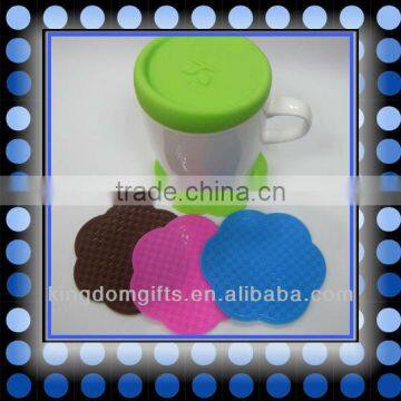 Customed Flowers Design Silicone Cup lids