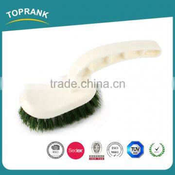 Toprank High Quality Bathroom Useful Plastic Round Floor Brush Hand Laundry Scrub Brush With Soft Grip Handle photo-3
