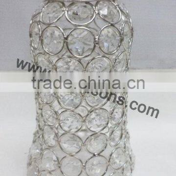 Round Crystal Tea Light Candle Holder photo-6