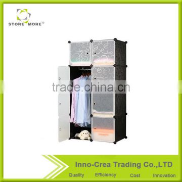 High Quality Portable Plastic Folding Wardrobe Cabinet